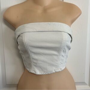 Wild Fable White Strapess Tube Top Womens Small‎
